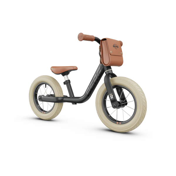 BERG Løbecykel MOOV 12 Retro Sort, 2,5 år og opefter