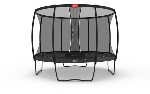 BERG Trampolin Champion Regular 430 Grå + Safety Net DLX XL til Børn
