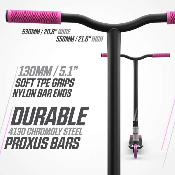 BERG Løbehjul Proxus X1 Grå/Pink, 6 år og opefter