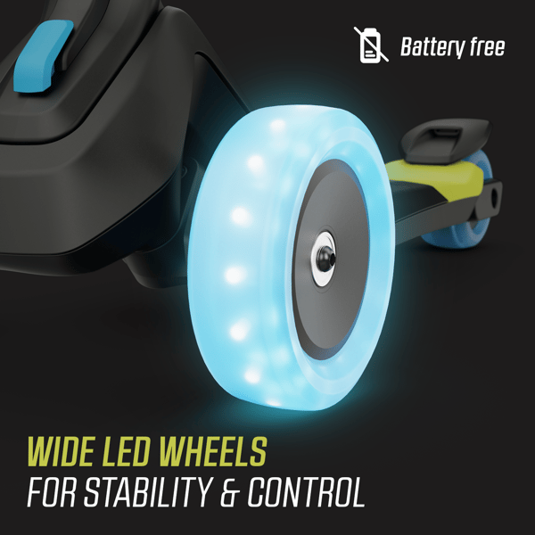 BERG Sparkcykel Nexo Foldable Lights Magnet-deck Lime, 2 år och uppåt