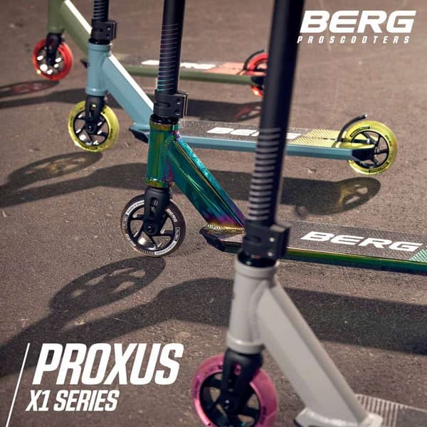 BERG Løbehjul Proxus X1 Grå/Pink, 6 år og opefter