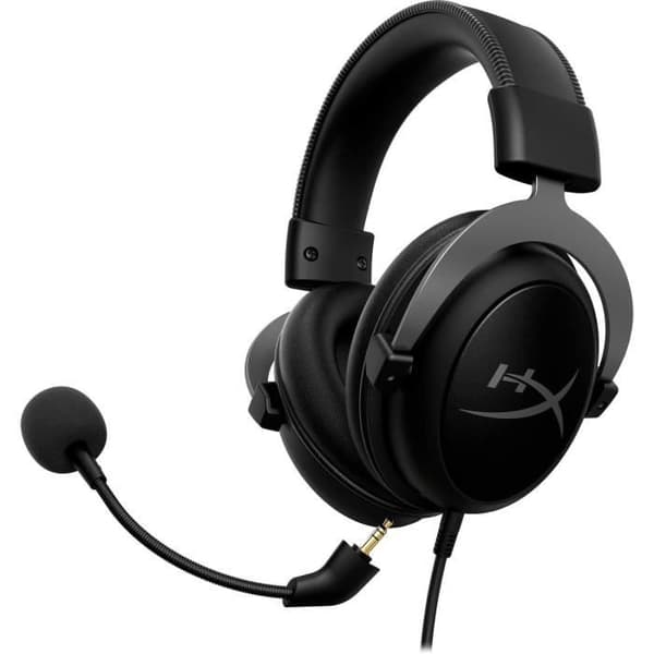 Wired Gaming Headset - HyperX Cloud II - för PC & konsol - Svart/Grå