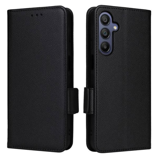 Beskyttelseshætte - ANDERLEDES - Galaxy A16 - PU Læder - Stødabsorberende - Sort