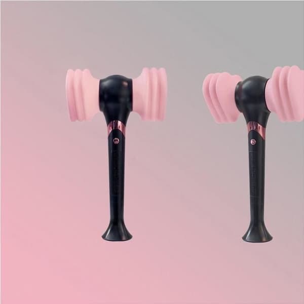 Lysestav - OUTAD - Blackpink - Rose og Sort - Plastik - Til Børn