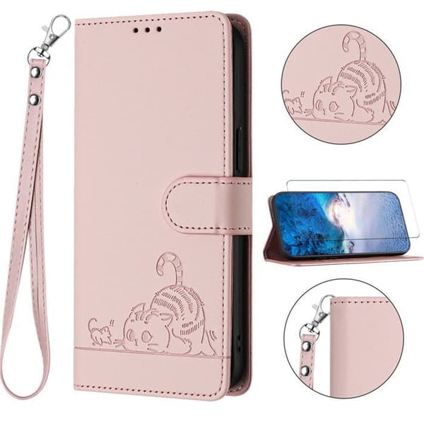 Coque - ANDERLEDES - iPhone 15 Pro Max 6.7' - PU-læder - RFID - Holdbar beskyttelse