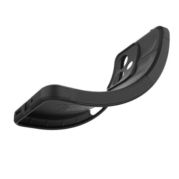 Telefoncover - ANDERLEDES - Techsuit Magic Shield - Sort Conquer black - Høj beskyttelse - Elegant
