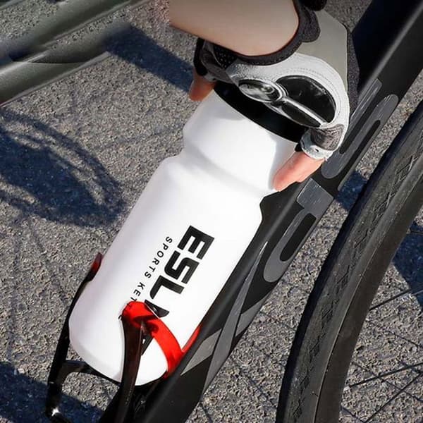 Vandflaske - AUCUNEARY - 720 ml - Sort - Fleksibel - Til cykel