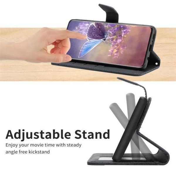 Etui - ANDERLEDES - Xiaomi 12 Lite - PU Læder - Stødabsorberende - Sort Pung
