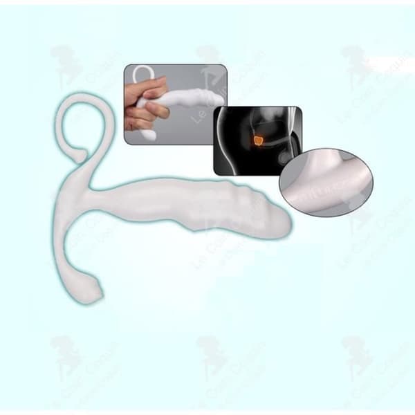 Plug - ANDERLEDES - Prostatamassager - Hvid - Prostatastimulator - Til mænd