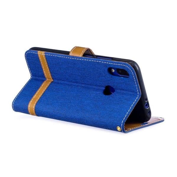 Hus - ANDERLEDES - Xiaomi Redmi Note 7 - Denim - Stødabsorberende - Magnetisk - Blå