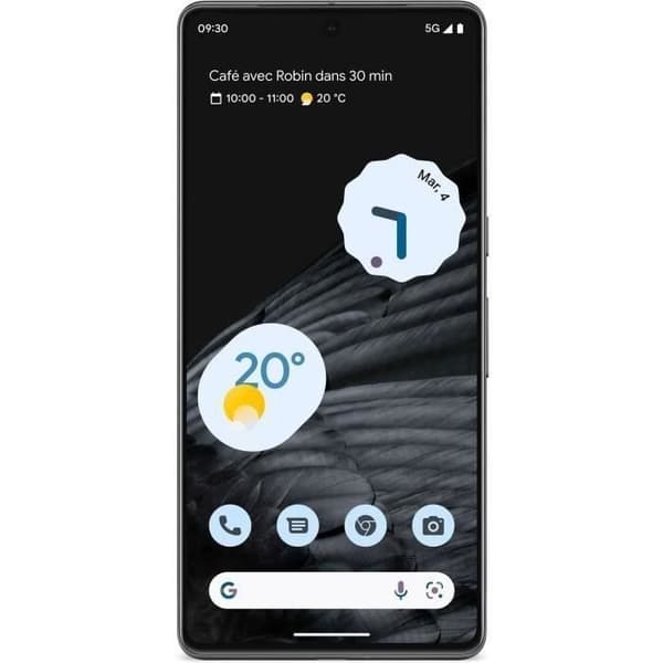 Mobiltelefon - GOOGLE - Pixel 7 Pro - 128 GB - Dual SIM - Sort