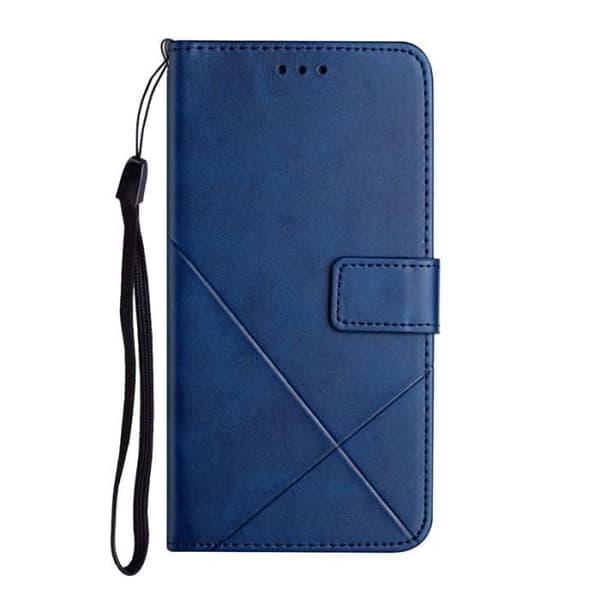 Hus Etui - ANDERLEDES - Oppo A94 5G - PU Læder - Blå - Fleksibel