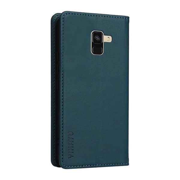 Mobilskal - ANNORLUNDA - Samsung Galaxy A8 2018 - PU-läder - Stötsäker - Magnetisk