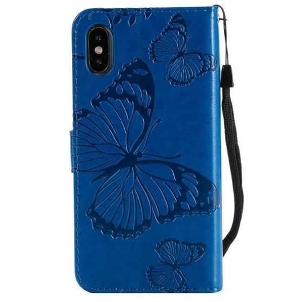 Coque - ANNAT - iPhone X/iPhone 10 - PU Läder - Stötsäker - Stödfunktion