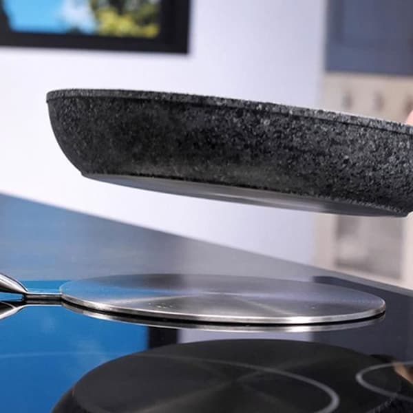 Induktionsadapterplade - stål, kompatibel med induktionsplader - adapter Etikette