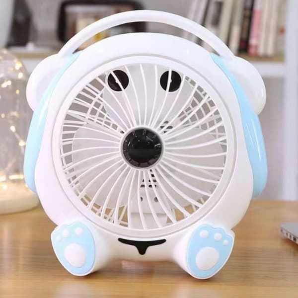 Mini skrivebordsblæser - LEYUANDODO - BRÆNDER - Blå - Stille - Elektrisk