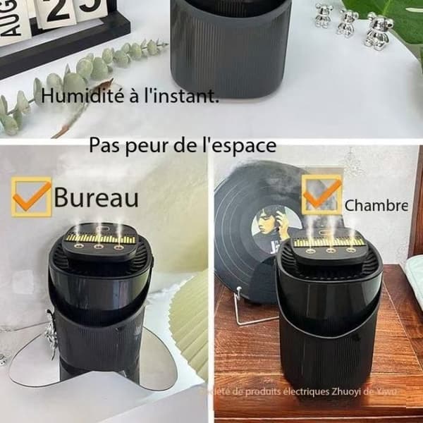 Intelligent luftfugter - LEYUANDODO - X6 - glas - stor diffusion - til værelset