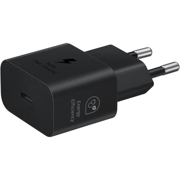 SAMSUNG FAST 25W USB C netoplader uden kabel sort