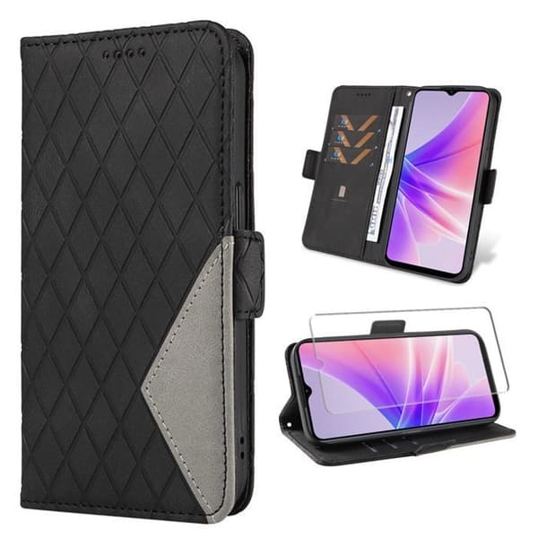 Cover Etui Beskyttelse - ANDERLEDES - iPhone 16 Plus - PU Læder - Magnetisk Lukning - Sort