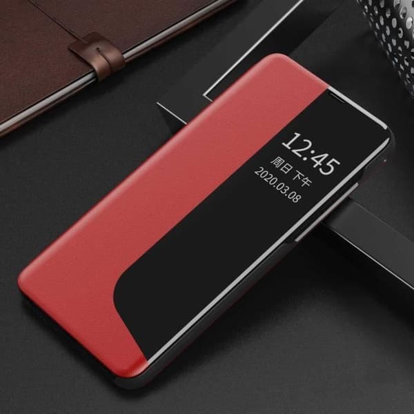 Coque - ANDERLEDES - Huawei Mate 20 Pro - Indvendig beskyttelse - PC og læder - Rød