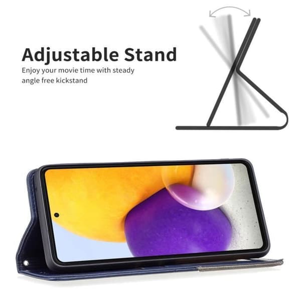 Hus - ANDERLEDES - Samsung Galaxy A73 5G - Pungetui - Magnetlukning - Stødabsorberende