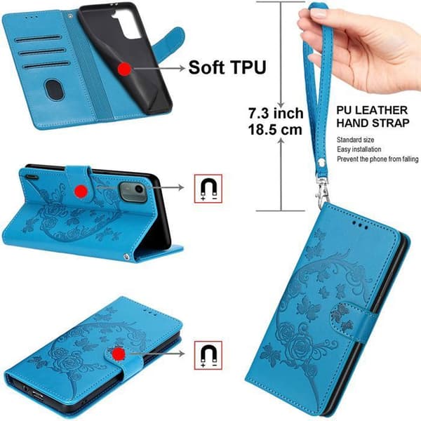 Husbeskyttelse - ANDERLEDES - iPhone 11 - PU Læder - Blød - Kortlommer