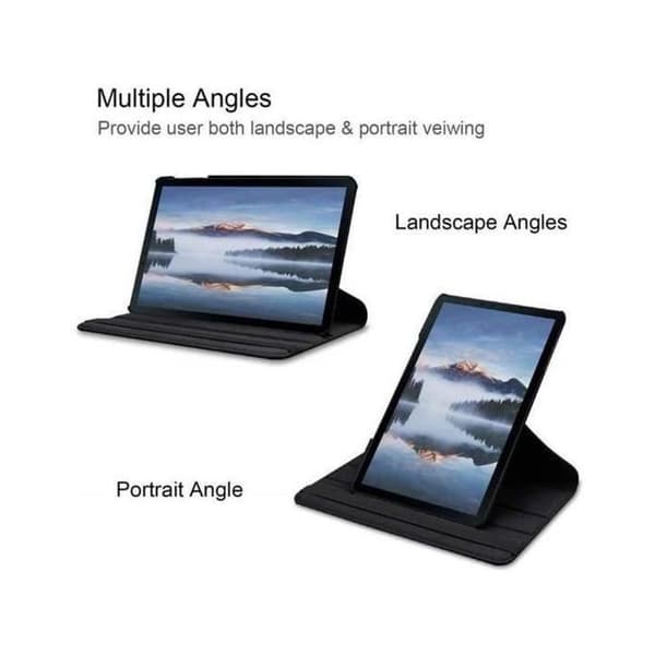 Coque - ANNAT - Galaxy Tab A 10.1 2019 - Rotation 360 - Stötsäker - PU-läder