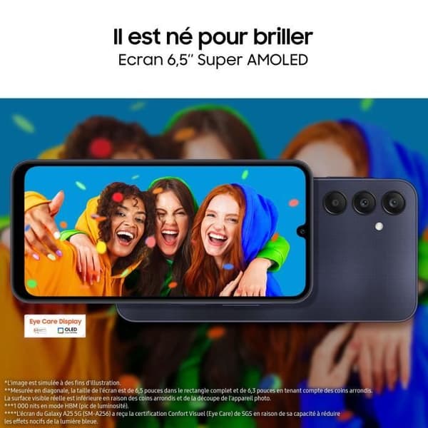 Samsung Galaxy A25 Smartphone 128 GB 5G Lime