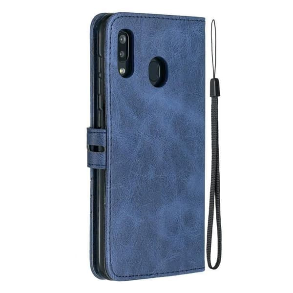 Coque - ANDERLEDES - Samsung Galaxy A40 - Stødabsorberende - Støtte - Elegant - Blå