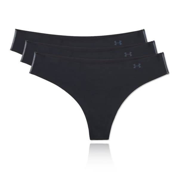 Underkläder - Under Armour - Pure String - 3-Pack - Svart - Dam - Vuxen