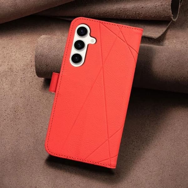 Coque - ANDERLEDES - Samsung Galaxy S25 Plus/S24 Plus - PU Læder - Stødabsorberende - Multifunktionel