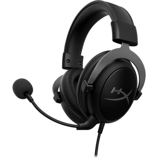 Wired Gaming Headset - HyperX Cloud II - för PC & konsol - Svart/Grå