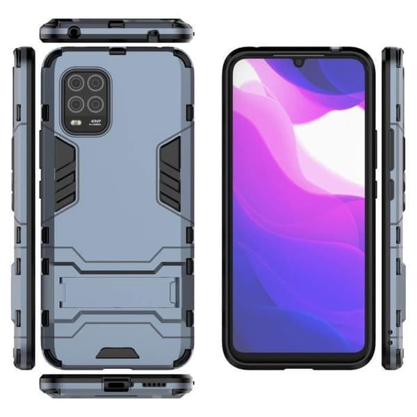 Mobilskal - ANNORLUNDA - Xiaomi Mi 10 Lite 5G - Stötsäker - Bumper Armor - Mörkblå