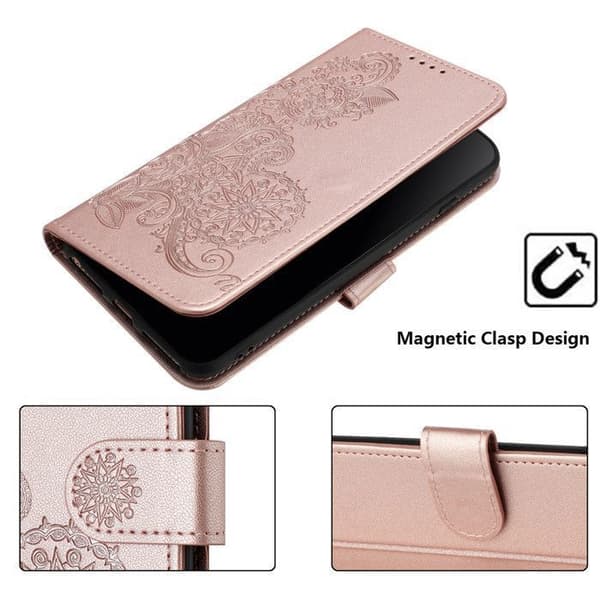 Hus - ANDERLEDES - Xiaomi Redmi 10A - PU Læder - Blød - Rosa