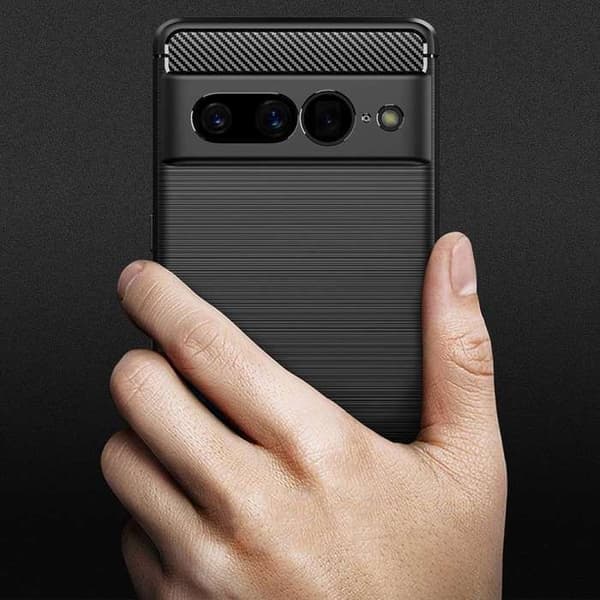 Telefoncover - ANDERLEDES - Google Pixel 7 Pro 5G - Silikone - Kul - Sort