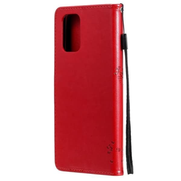 Telefoncover - ANDERLEDES - Xiaomi Redmi Note 10 4G/Note 10S - Læder - Rød - Magnetisk