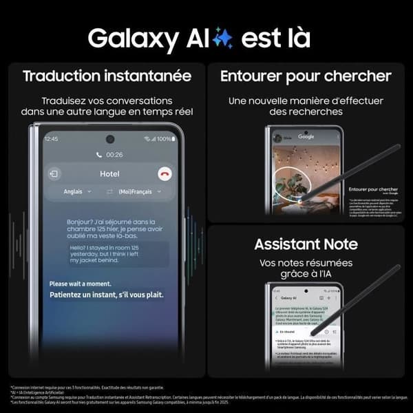 SAMSUNG Galaxy Z Fold5 512Gt Musta