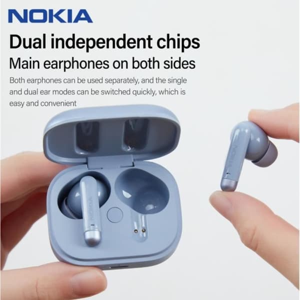 Bluetooth-høretelefoner - NOKIA - E3511 - True Wireless 5.2 - Støjreducerende - In-ear