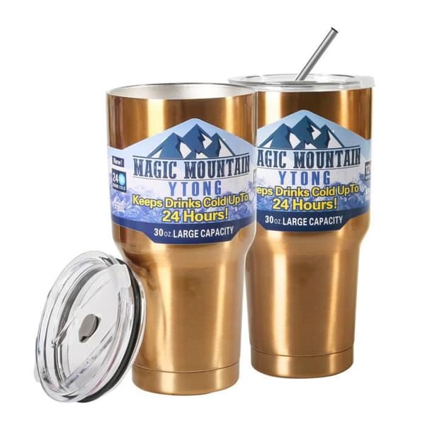 Resemugg - ATOMSTACK - 30oz - Paket 2 - Rostfritt stål - Vakuumisolerad