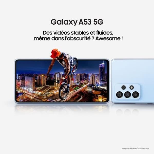 SAMSUNG Galaxy A53 128GB 5G Sort
