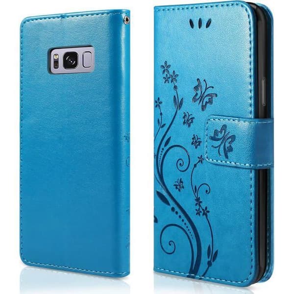 Coque - ANDERLEDES - Samsung Galaxy S8 - Retro - Fuld beskyttelse - Støttefunktion