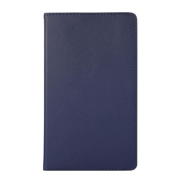 Coque - ANNAT - Samsung Galaxy Tab A7 Lite - 360° Rotation - PU-läder - Blå