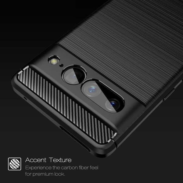 Telefoncover - ANDERLEDES - Google Pixel 7 Pro 5G - Silikone - Kul - Sort