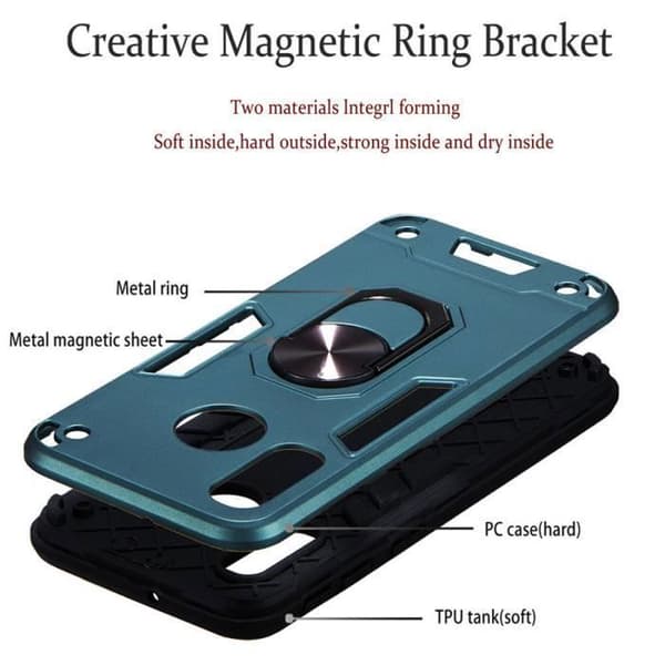Coque - ANDERLEDES - Samsung Galaxy A40 - Stødabsorberende - Magnetisk 360° Stativ - Blød