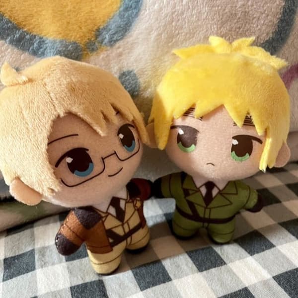 Peluche - ANNORLUNDA - E426 - 10 cm - Fyllning av bomull PP - Tema Anime (Hetalia)