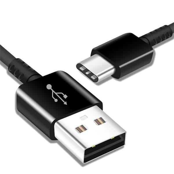 USB-kabel - SAMSUNG - USB A/USB C - 1,5m - Sort - Opladning og dataoverførsel