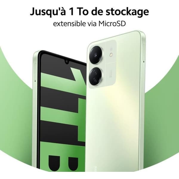 Smartphone Xiaomi REDMI 13C 256GB SORT