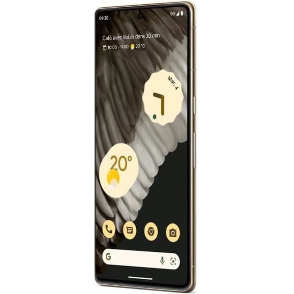 GOOGLE Pixel 7 Pro Smartphone - 128 GB - Grå - Dual SIM - Android - 6,7 tommer - 12 GB RAM