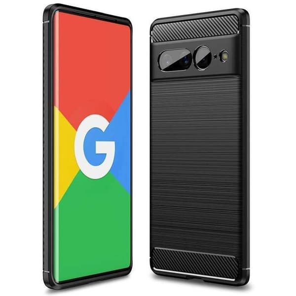Telefoncover - ANDERLEDES - Google Pixel 7 Pro 5G - Silikone - Kul - Sort