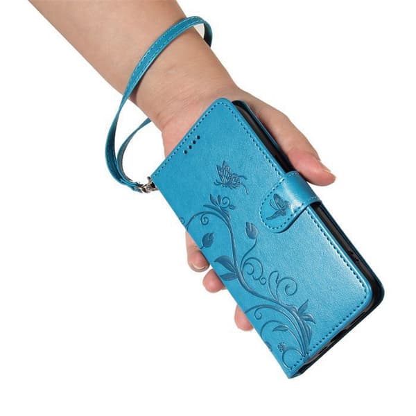 Plånboksfodral - ANNORLUNDA - iPhone 16 Plus - PU-läder - Magnetisk - Kortfack